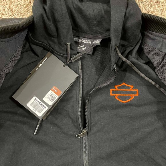 Harley-Davidson® Women's Miss Enthusiast 2.0 Leather 3-in-1 Jacket, Size Large - Picture 8 of 16